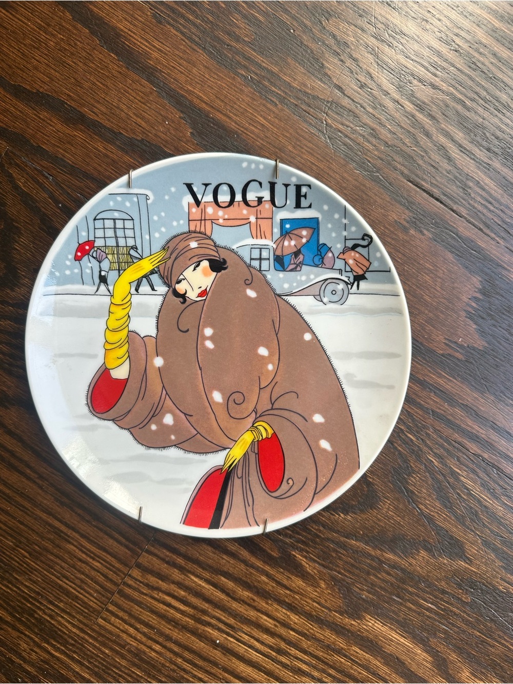 Vintage Seymour Mann fine bone china Vogue luncheon plate